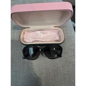 Kate Spade Sunglasses Black Frames Designer Eyewear Fashion‎ Shades W/CASE